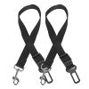 Dog Seat Belt Leash Adjustable Pet Dog Safety Leads Harness Car Vehicle Nylon Fabric Seatbelt Strap 2Pcs
