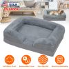 Pet Dog Bed Soft Warm Plush Nest Sofa Non-Slip Bed Cushion Mat Removable Washable Cover Waterproof Lining For Small Medium Dog