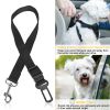 Dog Seat Belt Leash Adjustable Pet Dog Safety Leads Harness Car Vehicle Nylon Fabric Seatbelt Strap 2Pcs