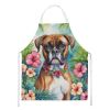 Boxer Apron Cooking Kitchen Server Baking Crafts Gardening for Adult Women Men, Unisex, Large, Multicolor - Luau
