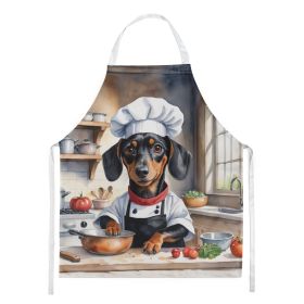 Dachshund Apron Apron Cooking Kitchen Server Baking Crafts Gardening for Adult Women Men, Unisex, Large, Multicolor - The Chef