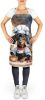 Dachshund Apron Apron Cooking Kitchen Server Baking Crafts Gardening for Adult Women Men, Unisex, Large, Multicolor - The Chef