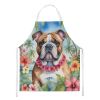 English Bulldog Apron Cooking Kitchen Server Baking Crafts Gardening for Adult Women Men, Unisex, Large, Multicolor - Luau