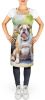 English Bulldog Apron Cooking Kitchen Server Baking Crafts Gardening for Adult Women Men, Unisex, Large, Multicolor - Spring Path