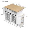 Furniture Style Dog Crate Kitchen Island End Table Pet Friendly Furniture