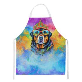 Rottweiler Apron Cooking Kitchen Server Baking Crafts Gardening for Adult Women Men, Unisex, Large, Multicolor - Hippie Dawg