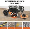 VEVOR Pet Stroller, 4 Wheels with Brakes, Detachable Carrier, 66 lbs Weight Capacity
