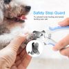 Dog Nail Clippers Pet Nail Trimmer Stainless Steel Grooming Tool Free Nail File Small Medium Large Dogs