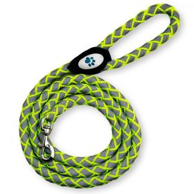 Reflective Dog Leash 6 Ft Long Heavy Duty, Tangle Free, for Large and Medium with Comfortable Handle