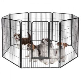 Dog Playpen Heavy Duty 40 Inch 8 Metal Panel