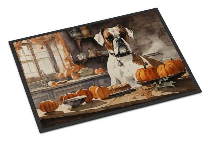 Boxer Doormat 18H X 27W - Fall Front Door Mat Indoor Outdoor Rugs for Entryway, Non Slip Washable
