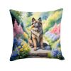 Belgian Tervuren Throw Pillow Machine Washable, Indoor Outdoor Decorative Pillow for Couch, Bed or Patio, 18Hx18W - Spring Path