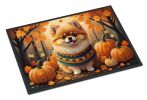 Pomeranian Doormat 18H X 27W - Fall Indoor Outdoor Rugs for Entryway, Non Slip