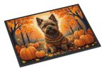Cairn Terrier Doormat 18H X 27W - Fall Indoor Outdoor Rugs for Entryway, Non Slip
