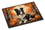Border Collie Doormat 18H X 27W - Fall Front Door Mat Indoor Outdoor Rugs for Entryway, Non Slip Washable
