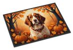 Brittany Spaniel Doormat 18H X 27W - Fall Indoor Outdoor Rugs for Entryway, Non Slip
