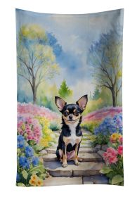 Chihuahua Decorative Kitchen Bath Hand Towel 15Wx25H - Spring Path