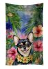 Chihuahua Decorative Kitchen Bath Hand Towel 15Wx25H - Luau