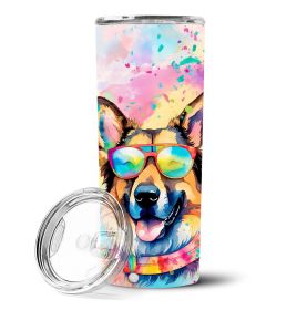 German Shepherd Stainless Steel Skinny Travel Tumbler - Hippie Dawg