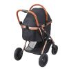 VEVOR Pet Stroller, 4 Wheels with Brakes, Detachable Carrier, 66 lbs Weight Capacity