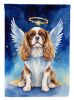 Cavalier Spaniel My Angel House Flag Large Porch Sleeve Pole Decorative Outside Yard Banner Artwork Wall Hanging, Polyester, House Size, Multicolor