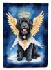 Portuguese Water Dog My Angel House Flag Large Porch Sleeve Pole Decorative Outside Yard Banner Artwork Wall Hanging, Polyester, House Size