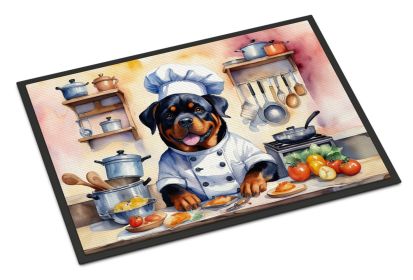 Rottweiler Doormat 18H X 27W - The Chef