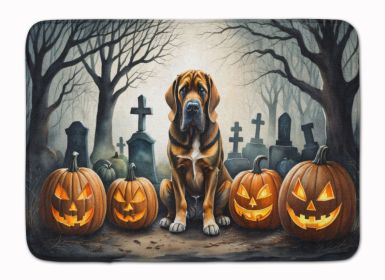 Bloodhound Spooky Halloween Memory Foam Kitchen Mat Machine Washable Anti-Fatigue Mat Cushion Comfort Bath Mat or Kitchen Rug