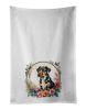 Catahoula Leopard Dog Decorative Kitchen Bath Hand Towel Set of 2 19Wx28H - Flowers