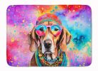 Weimaraner Hippie Dawg Memory Foam Kitchen Mat Machine Washable Anti-Fatigue Mat Cushion Comfort Bath Mat or Kitchen Rug