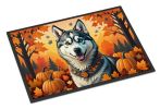 Siberian Husky Doormat 24H X 36W - Fall Indoor Outdoor Rugs for Entryway, Non Slip