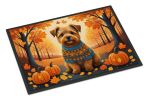 Norfolk Terrier Doormat 24H X 36W - Fall Indoor Outdoor Rugs for Entryway, Non Slip