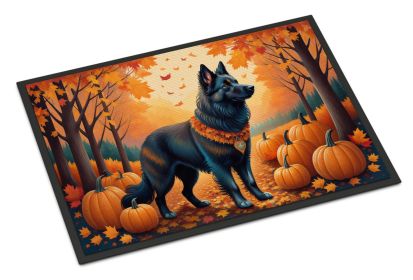 Belgian Sheepdog Doormat 24H X 36W - Fall Indoor Outdoor Rugs for Entryway, Non Slip