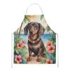 Dachshund Apron Cooking Kitchen Server Baking Crafts Gardening for Adult Women Men, Unisex, Large, Multicolor - Luau