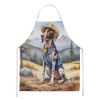 German Shorthaired Pointer Apron Cooking Kitchen Server Baking Crafts Gardening for Adult Women Men, Unisex, Large, Multicolor - Cowboy