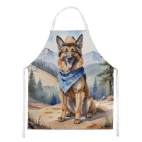 Belgian Tervuren Apron Cooking Kitchen Server Baking Crafts Gardening for Adult Women Men, Unisex, Large, Multicolor - Cowboy
