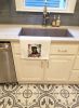 Rottweiler Decorative Kitchen Bath Hand Towel Set of 2 19Wx28H - Flowers White