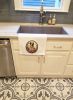 Anatolian Shepherd Dog Decorative Kitchen Bath Hand Towel Set of 2 19Wx28H - Flowers White