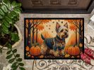 Silky Terrier Doormat 18H X 27W - Fall Indoor Outdoor Rugs for Entryway, Non Slip