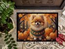 Pomeranian Doormat 18H X 27W - Fall Indoor Outdoor Rugs for Entryway, Non Slip