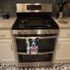 Border Collie Luau Kitchen Towel Dish Cloths Guest Hand Towel Decorative Bathroom Towel for Face,Tea, Dishcloth, Kitchen and Bath