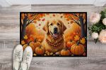 Golden Retriever Doormat 18H X 27W - Fall Indoor Outdoor Rugs for Entryway, Non Slip