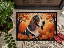 Basset Hound Doormat 24H X 36W - Fall Indoor Outdoor Rugs for Entryway, Non Slip