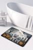 Old English Sheepdog Spooky Halloween Memory Foam Kitchen Mat Machine Washable Anti-Fatigue Mat Cushion Comfort Bath Mat or Kitchen Rug