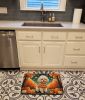Poodle Fall Memory Foam Kitchen Mat Machine Washable Anti-Fatigue Mat Cushion Comfort Bath Mat or Kitchen Rug
