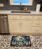 Siberian Husky Spooky Halloween Memory Foam Kitchen Mat Machine Washable Anti-Fatigue Mat Cushion Comfort Bath Mat or Kitchen Rug