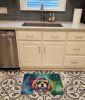 Shih Tzu Hippie Dawg Memory Foam Kitchen Mat Machine Washable Anti-Fatigue Mat Cushion Comfort Bath Mat or Kitchen Rug
