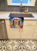 Bernese Mountain Dog Hippie Dawg Kitchen Towel Dish Cloths Guest Hand Towel Decorative Bathroom Towel for Face,Tea, Dishcloth, Kitchen and Bath