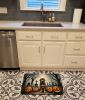 Bloodhound Spooky Halloween Memory Foam Kitchen Mat Machine Washable Anti-Fatigue Mat Cushion Comfort Bath Mat or Kitchen Rug