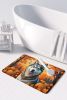 Siberian Husky Fall Memory Foam Kitchen Mat Machine Washable Anti-Fatigue Mat Cushion Comfort Bath Mat or Kitchen Rug